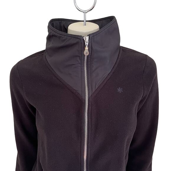 OLD NAVY Full Zip Fleece Jacket in Black  SZ 8 - Picture 5 of 11